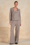 Elan Blazer Jacket - Taupe