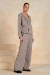 Elan Blazer Jacket - Taupe