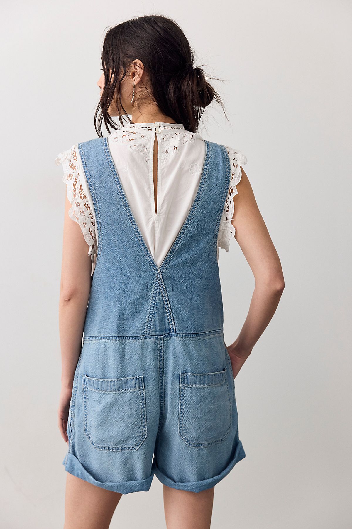 Free People Jude Shortall - Lt. Indigo side view