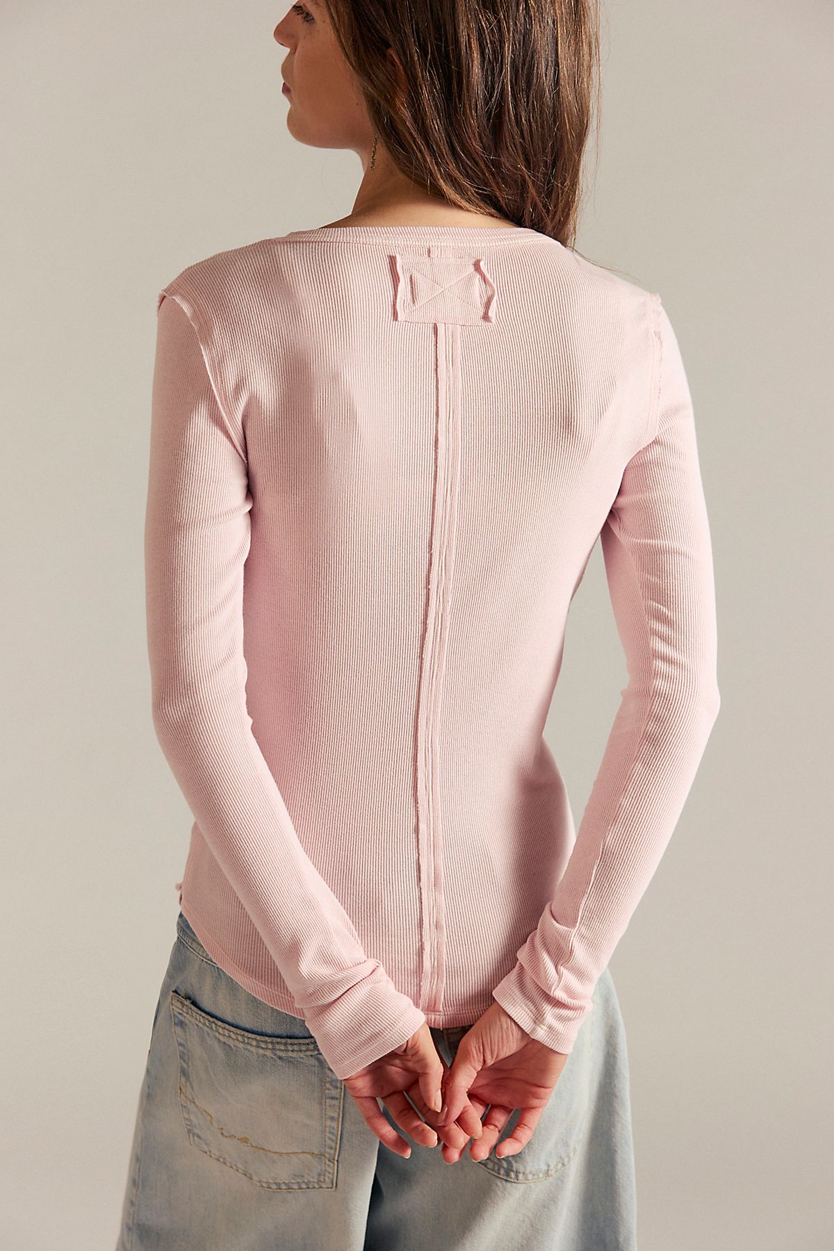 Free People Jamie Henley in Pink Quartz - back view