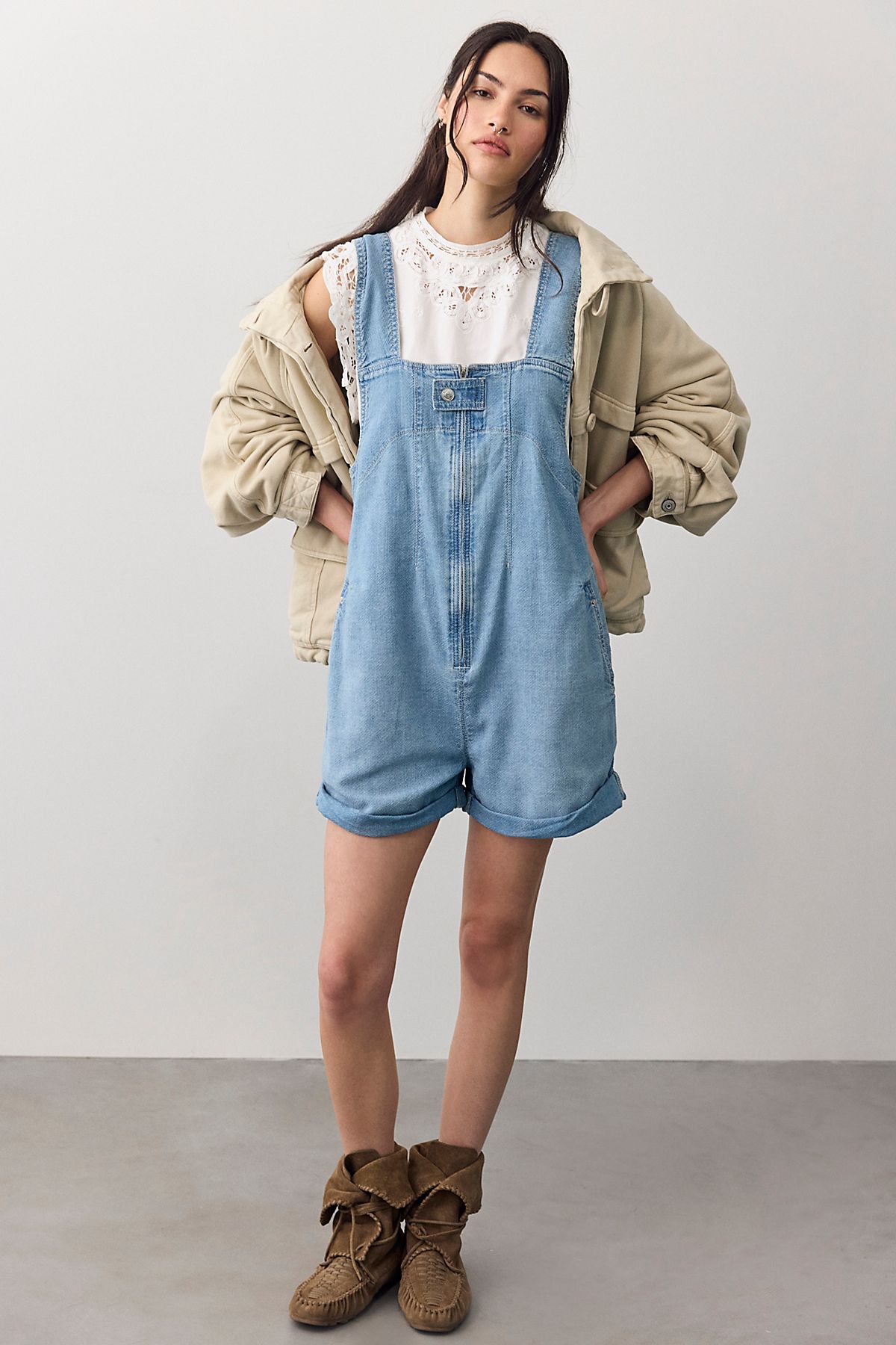 Free People Jude Shortall - Lt. Indigo back view