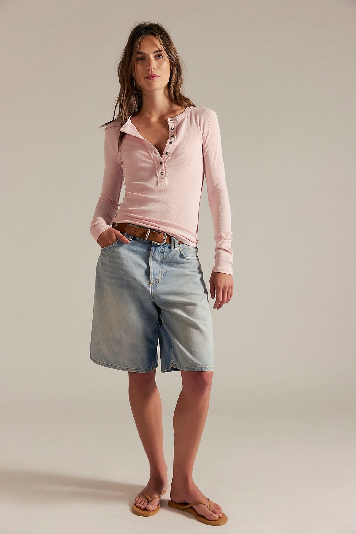 Free People Jamie Henley in Pink Quartz - detail view