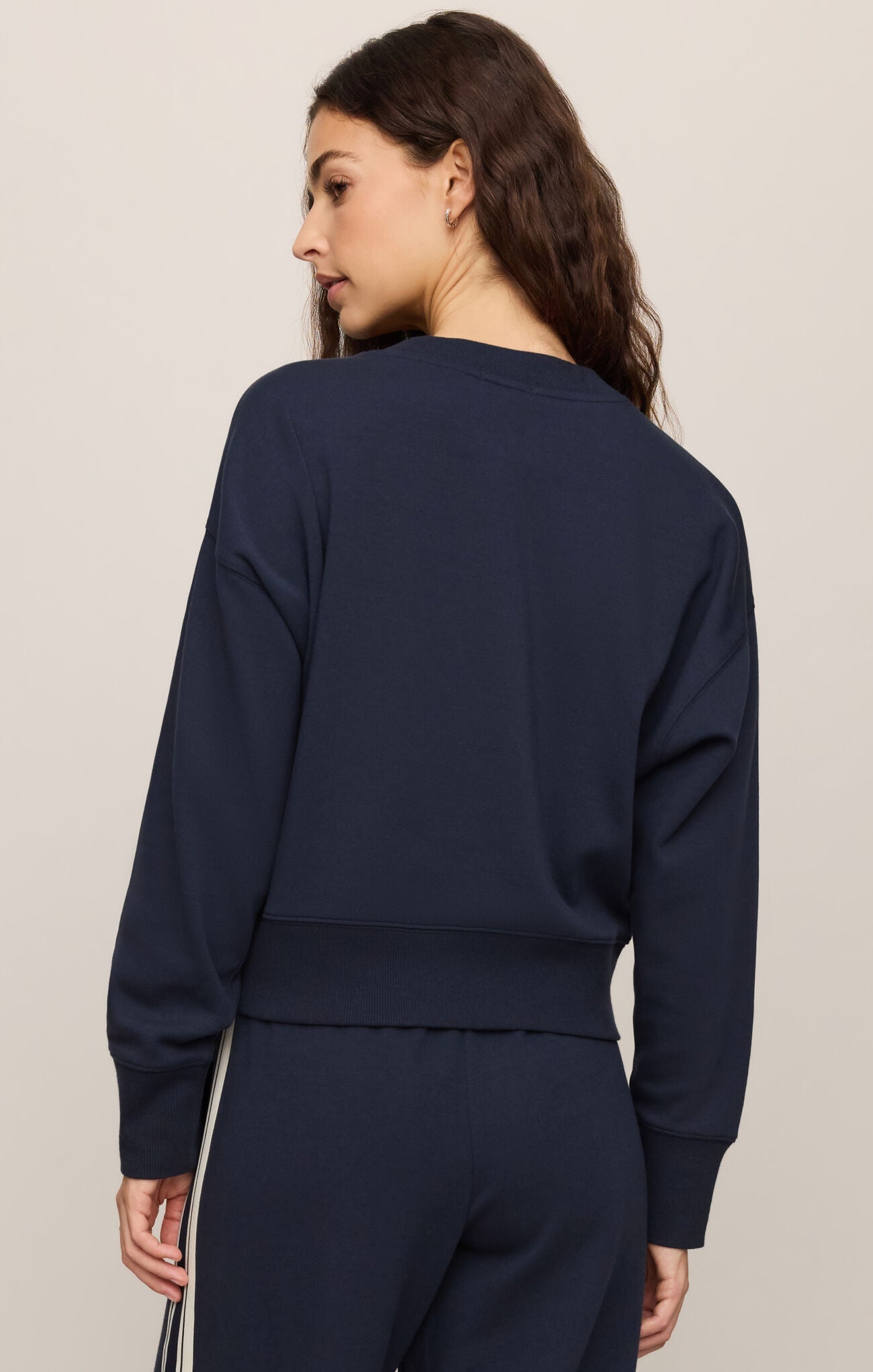 Z Supply Comeback Sweatshirt in Eclipse - back view
